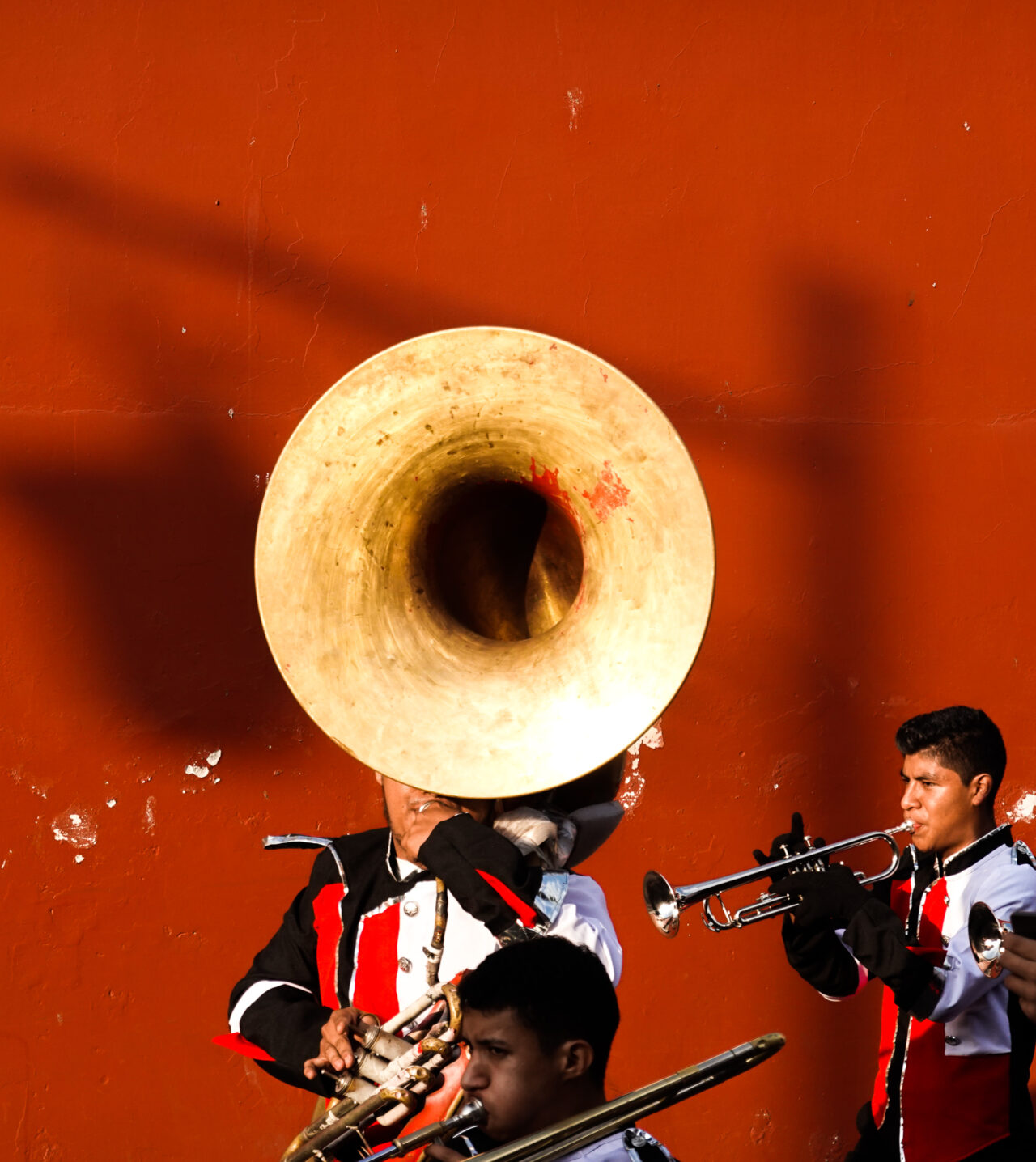 "And the Band Marched On..." Antigua, Guatemala by Stephanie Jolluck